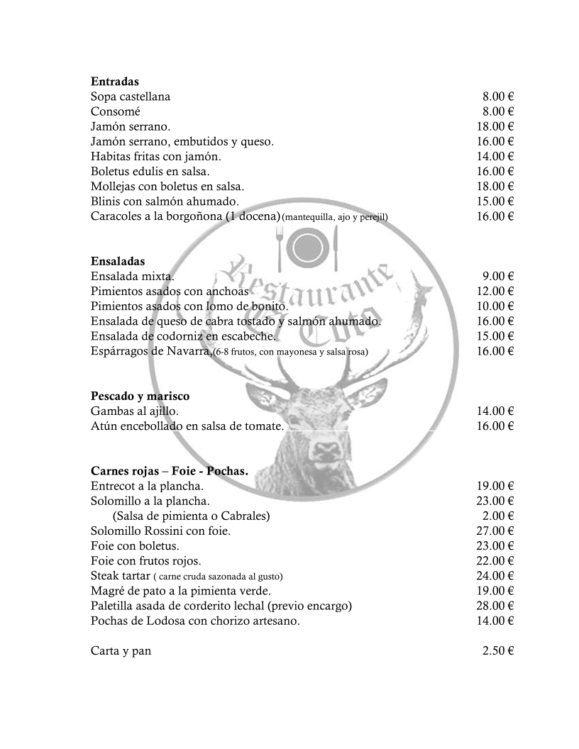 Menu Restaurante El Coto-2